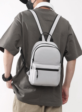 202外出小包包6男式旅游逛街便携斜挎胸包双肩背9.7寸平板伞小包