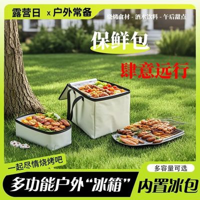 保温箱保鲜户外冰箱冷藏箱家用车载外卖便携保冷食品商用摆摊冰包