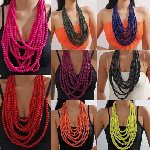 new fashion jewelry sets beads necklace earrings women项链