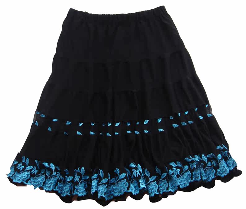 中老年跳舞衣服女套装2021新款夏季广场舞服装民族风秧歌舞蹈短裙