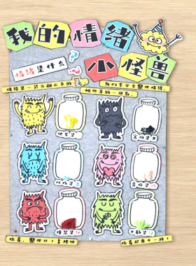 幼儿园学校教室心理角环创主题