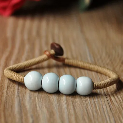 古风珠子手链地摊男女摆摊编织民族风首饰景德镇陶瓷,饰品/流行首饰/时尚饰品新,手链,淘宝优惠券,粉丝福利购,淘宝优惠卷