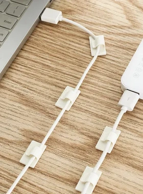 墙壁个装固线理线器固线夹固线器8日本贴电线KM.564粘贴式