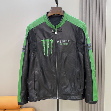2025新款真皮皮衣男短款翻领机车服绵羊皮夹克外套青年帅气潮
