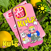 PaPaPa制造局 原创全包边适用于iphone15promax手机壳可爱少女心苹果16pro软壳1314保护套 懒洋洋kulo