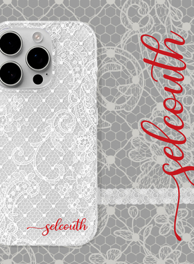 PaPaPa制造局 [透明蕾丝]iPhone手机壳磨砂链条斜挎苹果17promax小众设计16promax苹果保护套