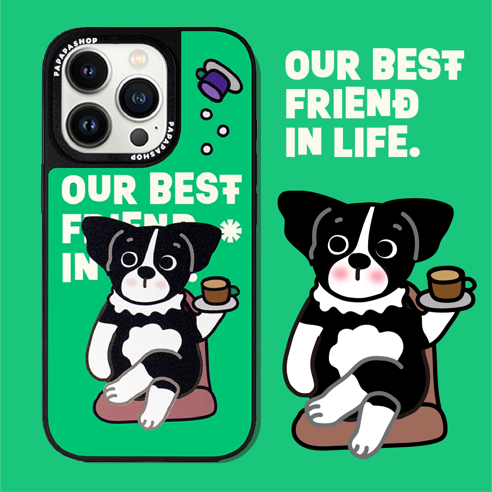 苹果16promax手机壳可爱小狗