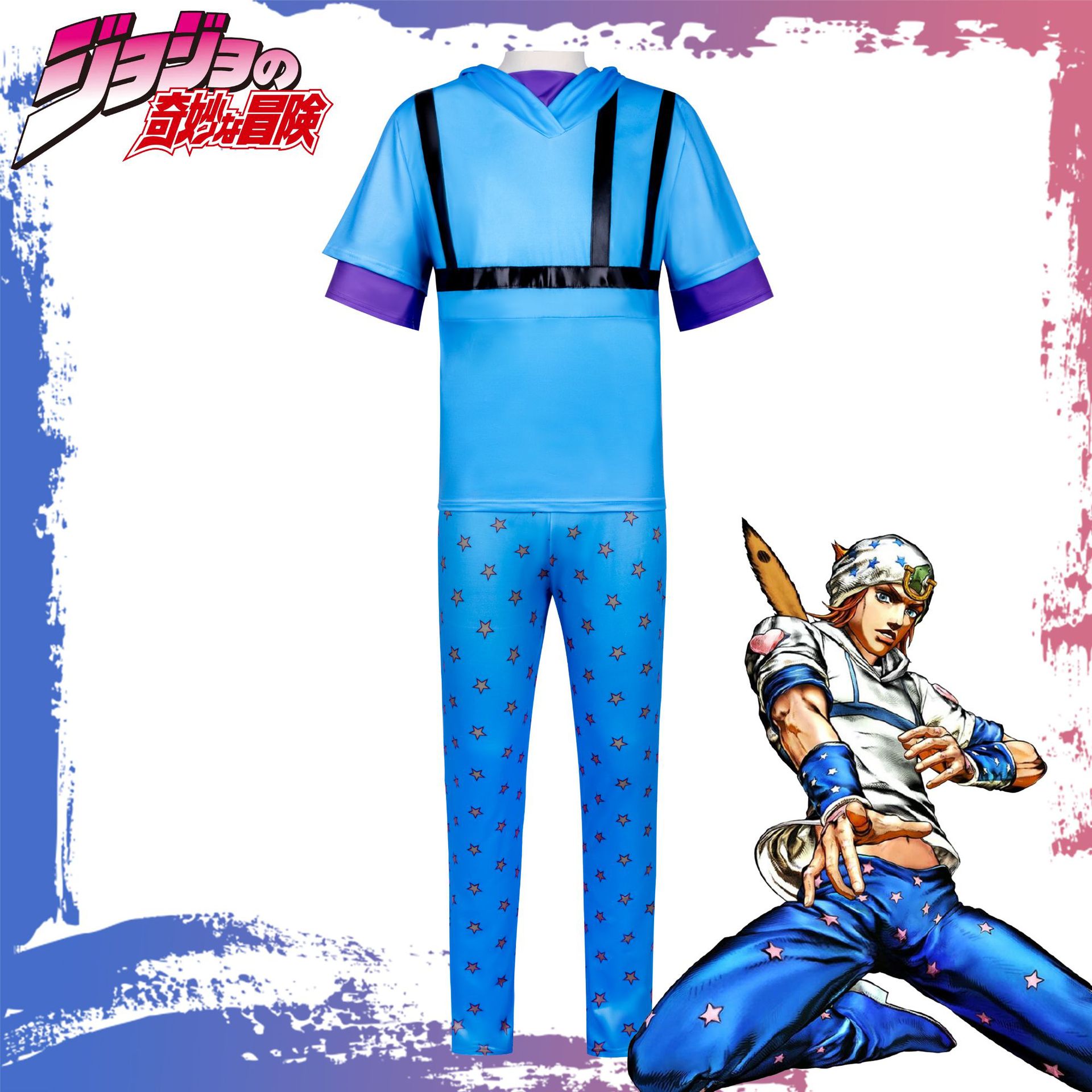 JOJO的奇妙冒险cos服乔尼SBR飙马野郎乔纳森乔斯达cosplay服装