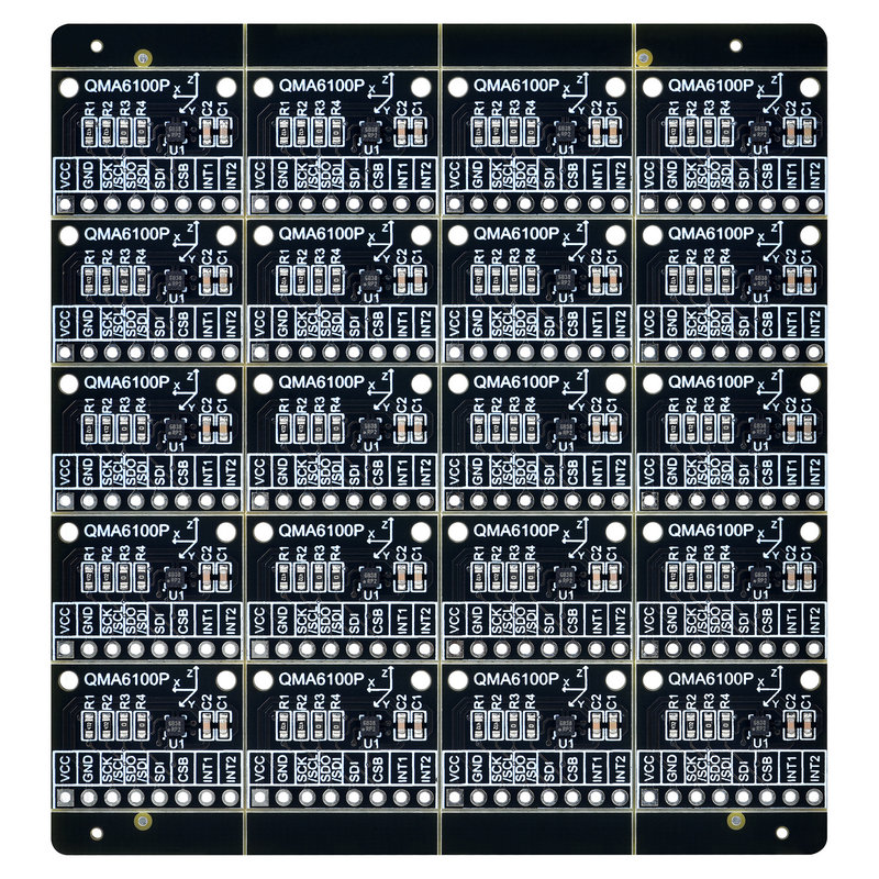 包邮 三轴 重力加速度 模块 QMA6100P 测试板 IIC  SPI 硬件计步