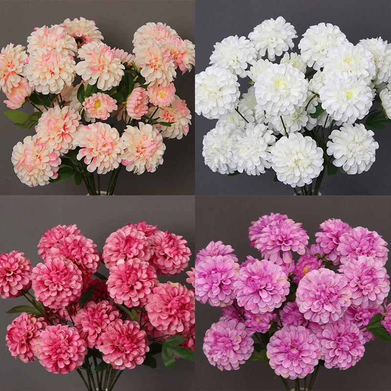 绢花婚礼背景插花艺装饰路引暗香