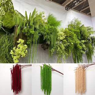 新款 饰挂花材仿真花点森系莫奈风假花 柔丽丝婚庆花艺布景垂吊米装