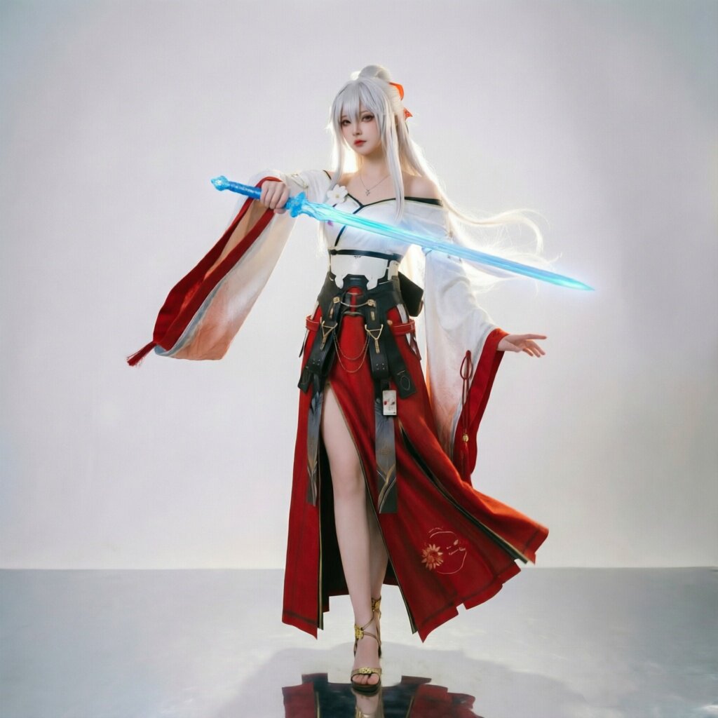 鸣潮cos服绯雪cos服古风c服鸣潮c服同款套装二次元cosplay日常