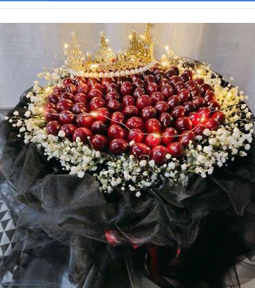 99颗车厘子花束同城圣诞节鲜花速递上门太原晋中临汾忻州大同长治