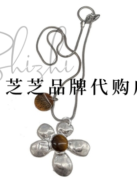 AL9P006823原590 双皇冠专柜正品2025冬挂脖冷淡风花蕊金属链