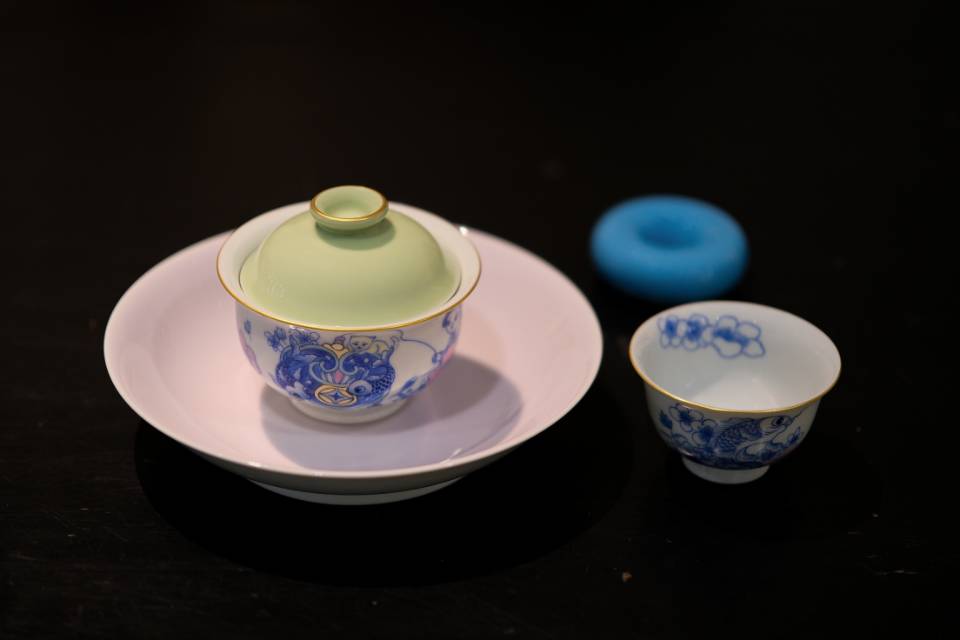 念物山坊念物集美人鱼套装（一盖碗一杯）