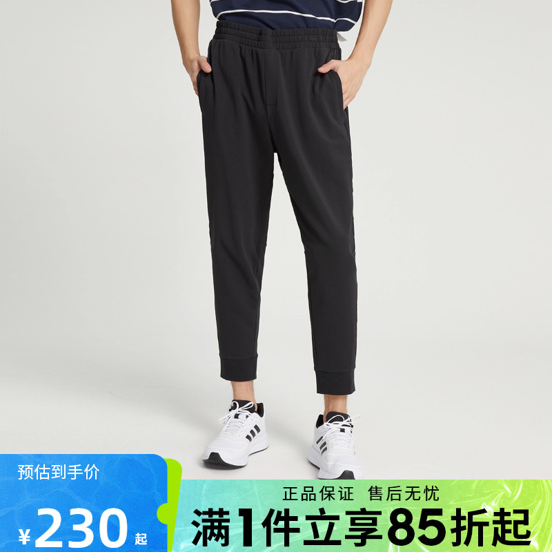 男裤adidas透气休闲宽松
