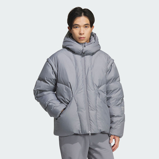 优购adidas阿迪达斯男子FOS运动休闲保暖连帽羽绒服外套KC2588