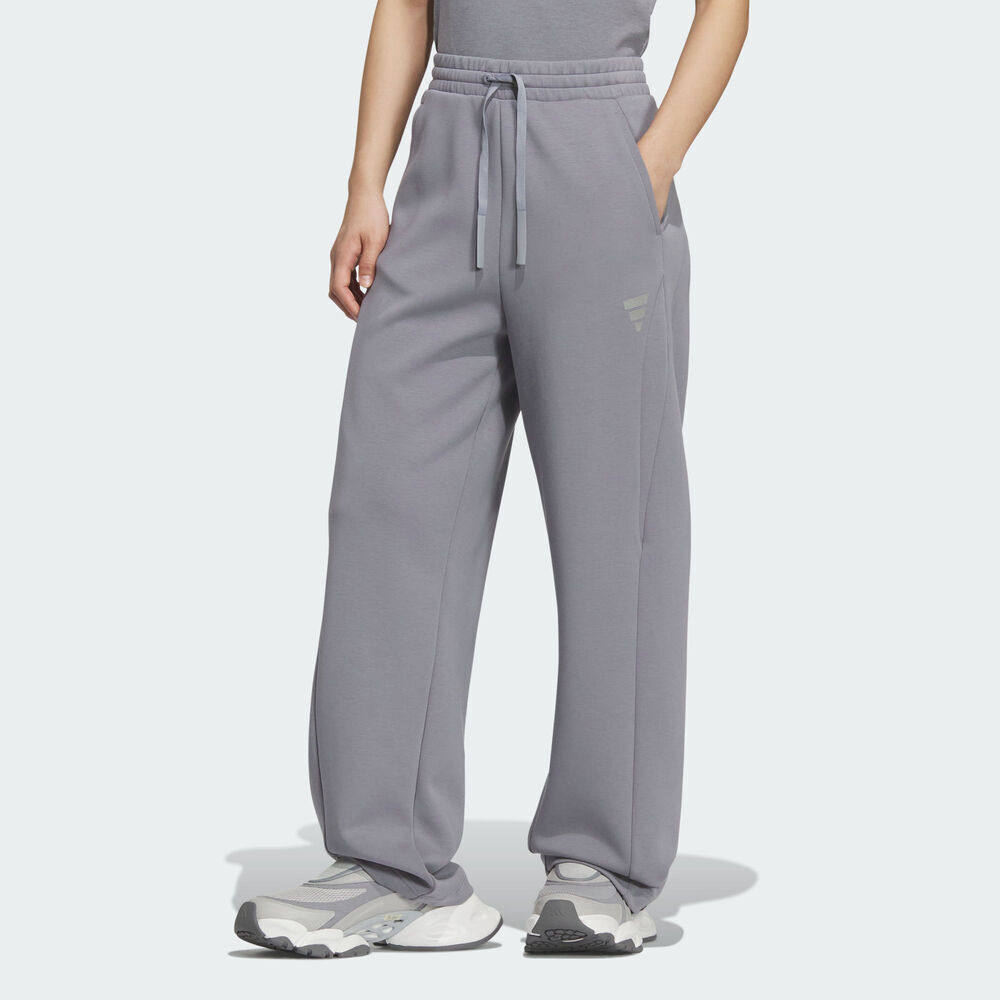 优购adidas阿迪达斯女子FOS运动训练休闲直筒长裤KS0070