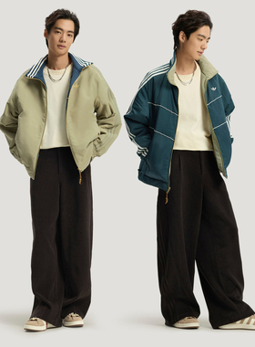 优购adidas阿迪达斯三叶草男子CNY新年款运动休闲棉服外套KT0640