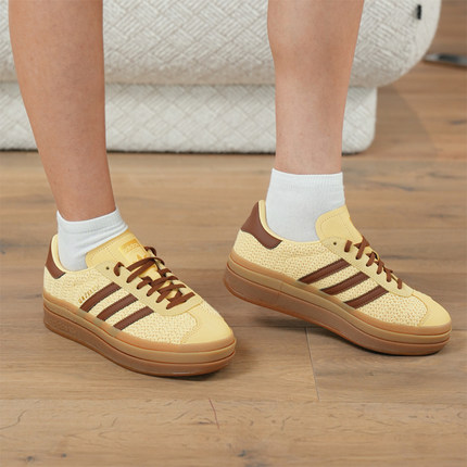 优购adidas阿迪达斯三叶草男女鞋GAZELLE BOLD W运动休闲鞋JS3900