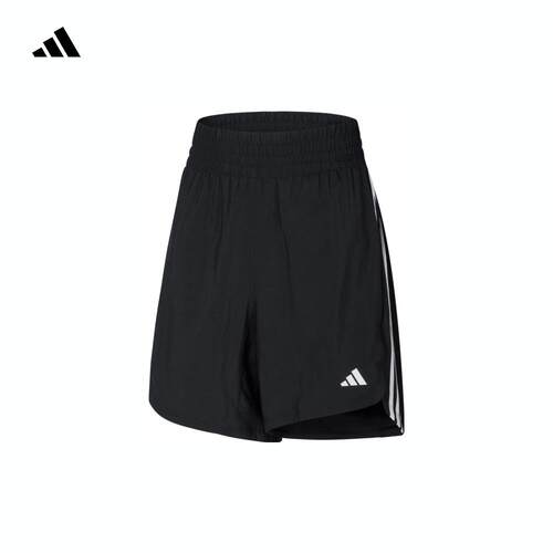 优购adidas阿迪达斯秋女子运动训练健身休闲三条纹短裤IT7760
