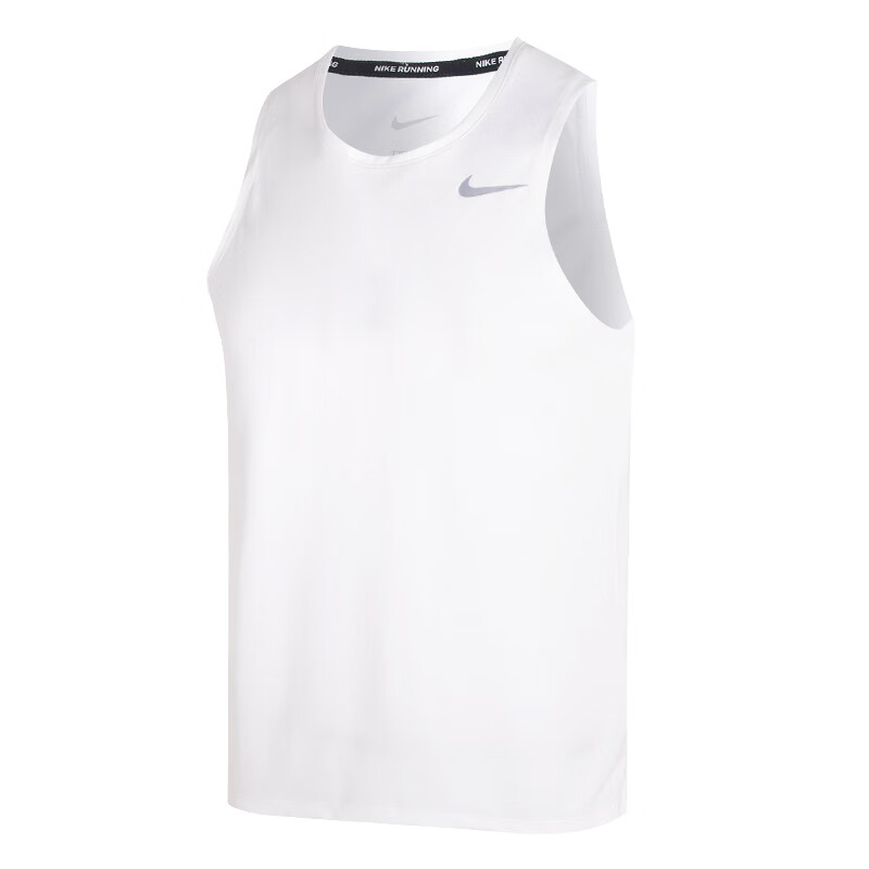 优购NIKE耐克男子NK DF MILER TANK运动休闲无袖T恤DV9322-100