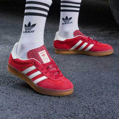 adidas阿迪达斯三叶草男女鞋GAZELLE 德训鞋板鞋运动休闲鞋IE1051