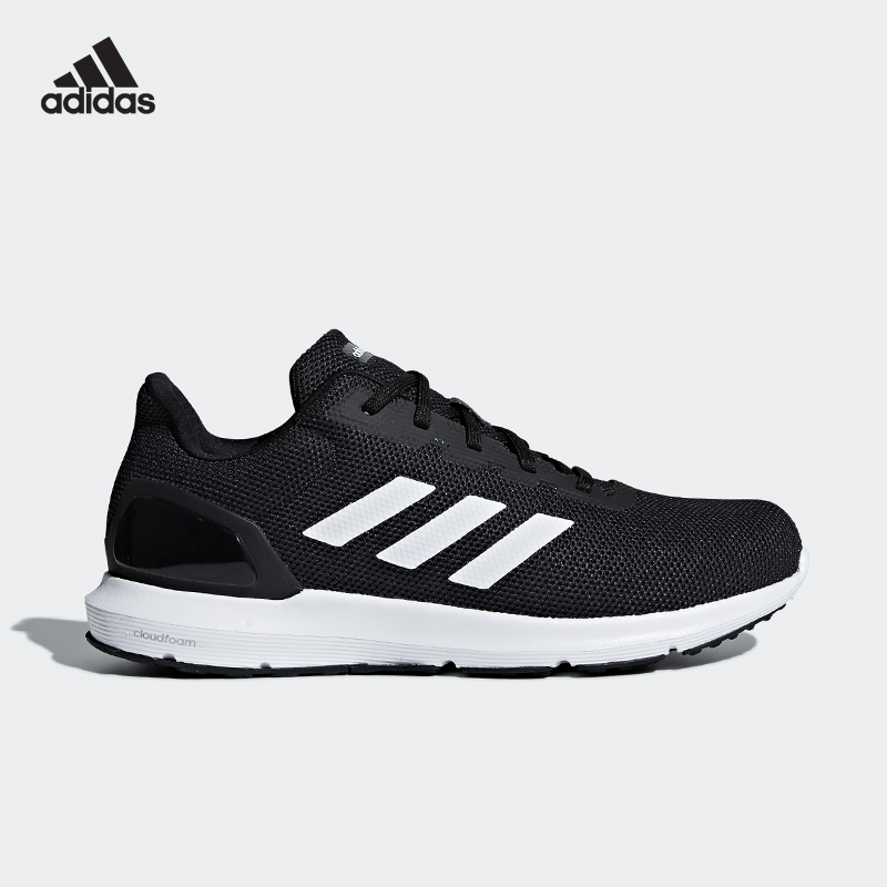 adidas/°¢µÏ´ï˹ºÚ°×Ï𽺵×ÍøÃæÉ¢ÈÈCOSMIC 2PEÔ˶¯Åܲ½Ð¬ B44880