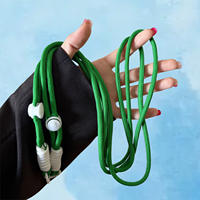 Direct sales crossbody phone lanyard, phone shoulder strap, hanging chain, lanyard, back clip, adjustable knot, color-matching, adjustable lanyard thumbnail 5