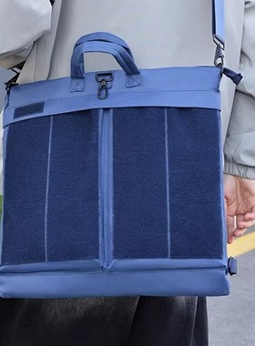 蓝色头盔包飞行员航展标配电影主角同款蓝色大容量手提双肩可背包