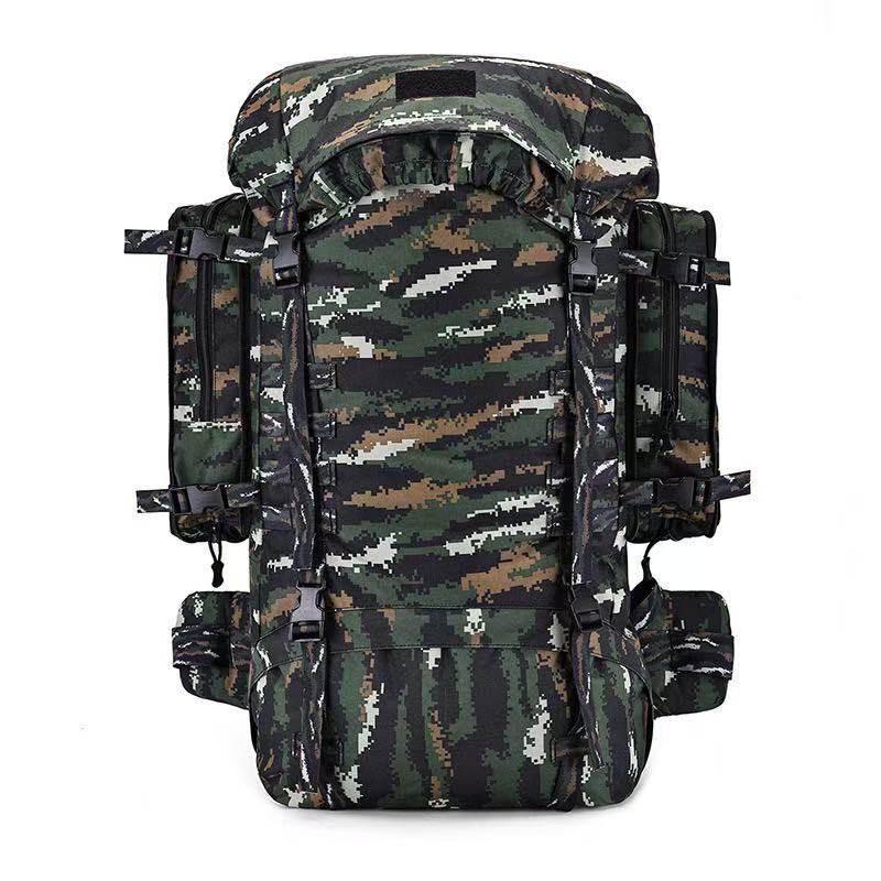 新式迷彩大容量背囊120L加大背包徒步旅行户外行山登山包双肩男女