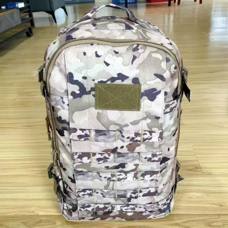 攻击通勤包户外探险作训登山多功能大容量迷彩双肩包战术组合背包