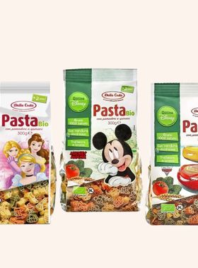 Dalla Costa - 有机婴幼儿意粉 三色粗粒小麦蕃茄菠菜意大利面