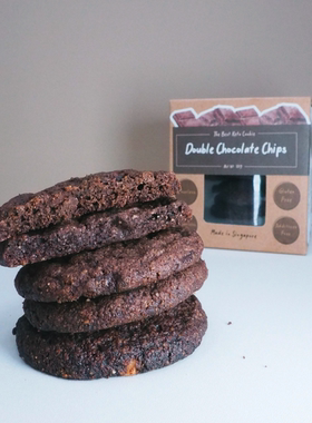 新加坡 I QUIT SUGAR -  生酮双重朱古力粒软曲奇饼干 脂肪含量高