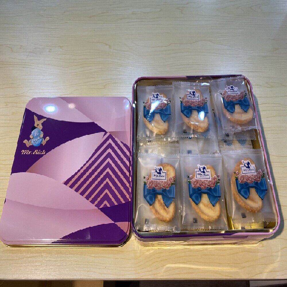 香港Mr.Rich Bakery 曲奇 - 蝴蝶酥饼干 - 140克休闲零食送礼佳品