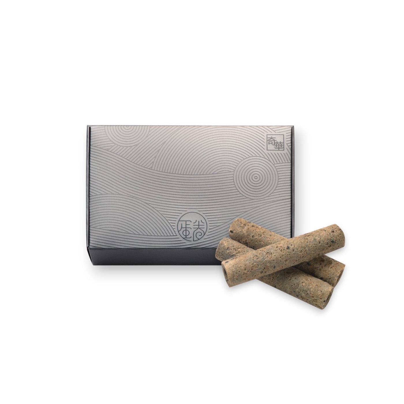 奇华 黑芝麻蜂巢蛋卷礼盒6支采用新西兰牛油制造黄金色的蜂巢结构