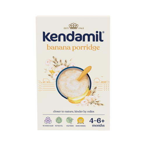 康多蜜儿Kendamil 进口英国香滑香蕉味米糊150克4月+初生幼儿辅食
