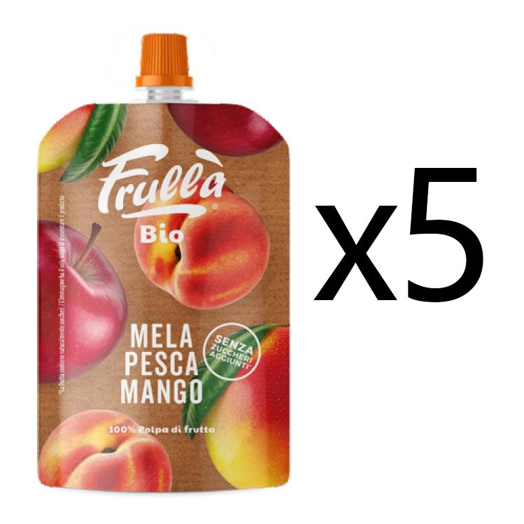 Frullà - 有机无添加糖苹果香桃芒果果蓉 100g x 5 BBD