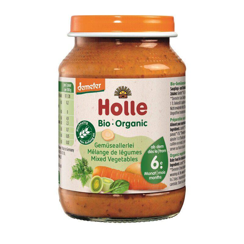 Holle 进口德国有机杂菜190g婴幼儿富含膳食纤维促进肠胃蠕动辅食