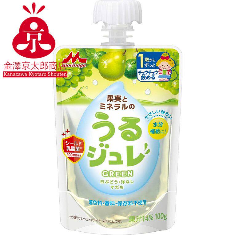 进口森永 1岁或以上宝宝水果味水分补给啫喱饮料100g不使用着色料