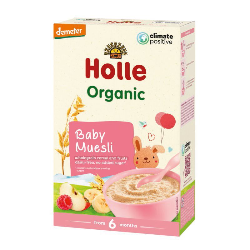 香港进口Holle 有机婴儿什锦谷物糊天然美味易于消化冲调早餐250g