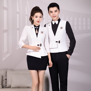 夜场dj公主服长裙酒店酒吧夜总会少爷工装ktv服务员工作服秋冬装