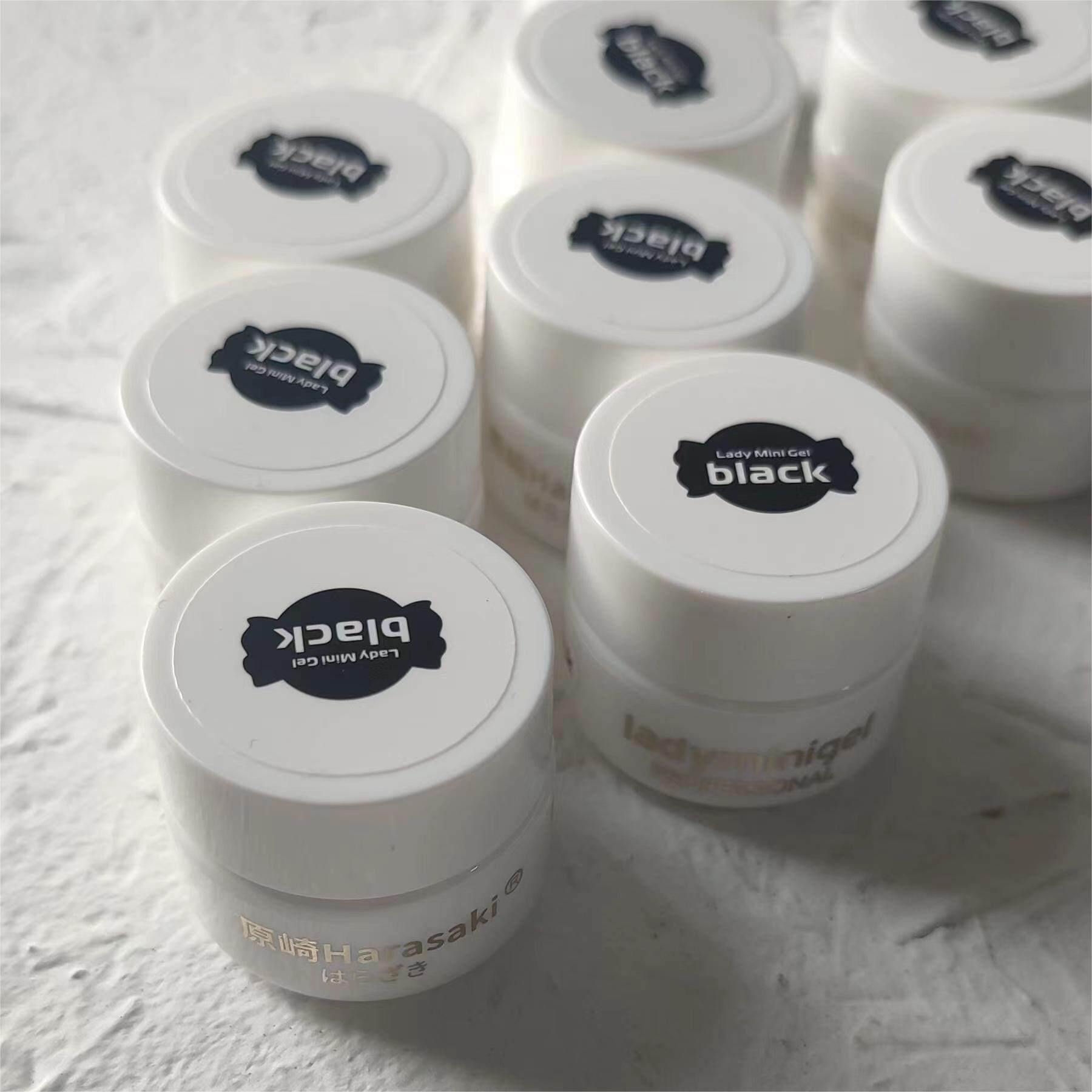 现货日式美甲原崎ladymini甲油胶显白冰透裸果冻色芭比粉火龙果色