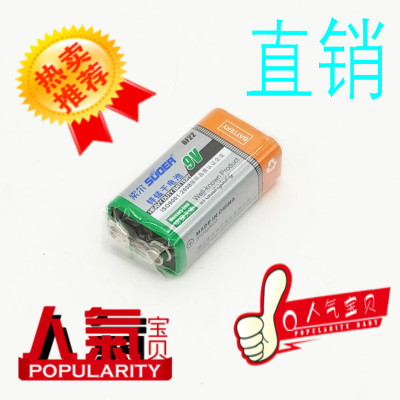 9V电池通用干电池万用表6F22方形电池玩具遥控器话筒报警器电池