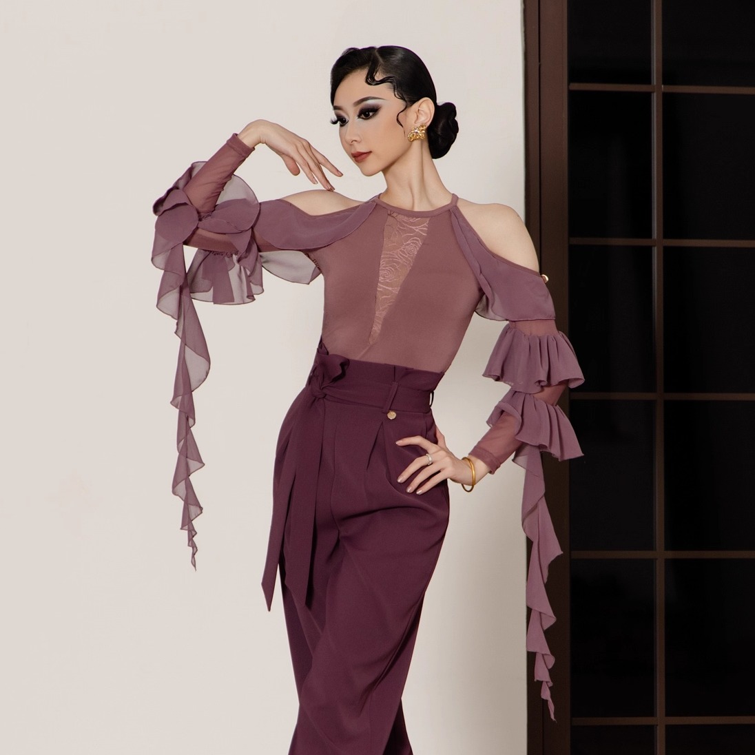 25年秋冬新款摩登舞上衣