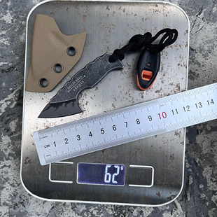 口哨版美国米勒兄弟迷你一体MBB石洗芽接小刀便携带EDC手工快递刀