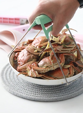 碗夹多功能不锈钢厨房夹 取碗器防烫碗碟夹子提盘器防滑取盘夹