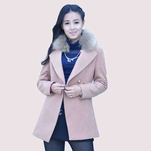 卡伊奴正品超值羊毛中长款外套S230433 S230437毛呢女大衣