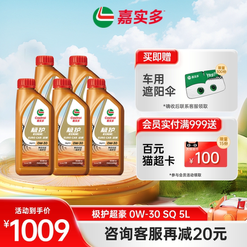 嘉实多极护超豪汽机油SQ0W305L