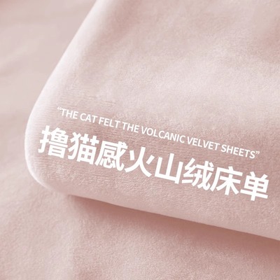 【超暖牛奶绒】加绒加厚床单单件